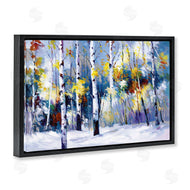 Leon Devenice | Autumn Birch Trees Snowy Forest
