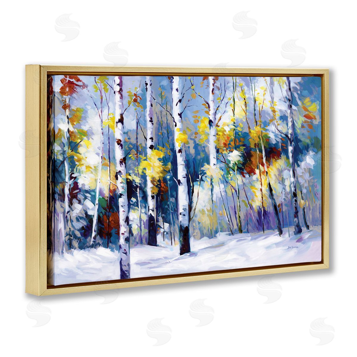 Leon Devenice | Autumn Birch Trees Snowy Forest