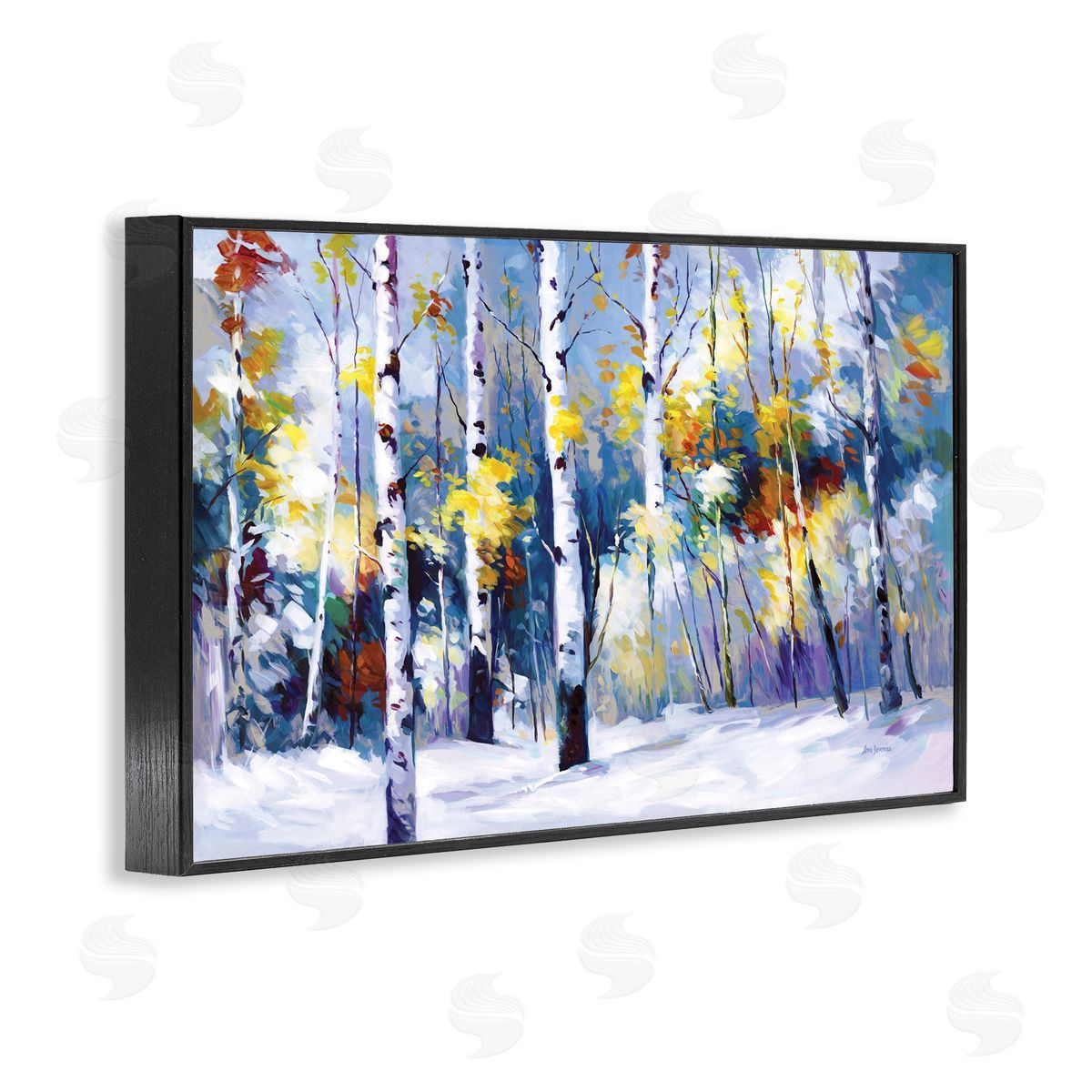 Leon Devenice | Autumn Birch Trees Snowy Forest