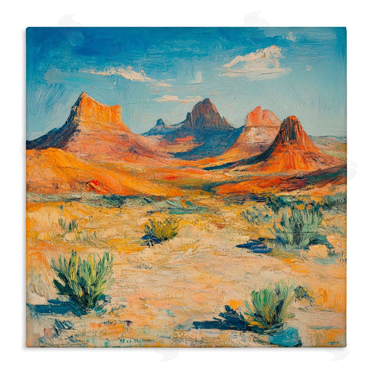 Petal Prints Design Mountains Of The Desert Canvas Wall Art Print