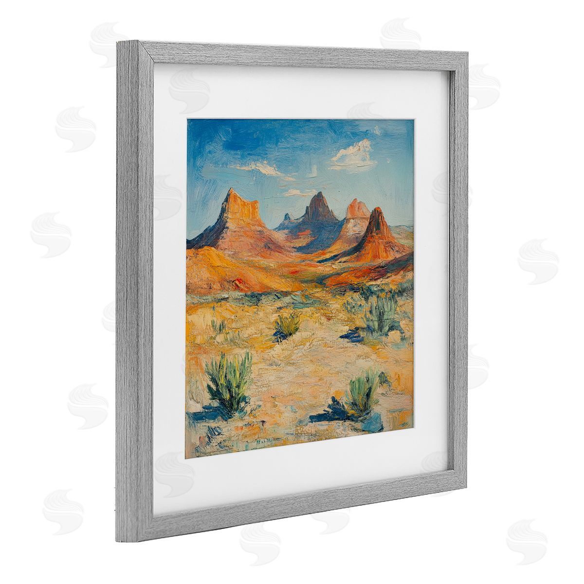 Petal Prints Design Mountains Of The Desert Canvas Wall Art Print