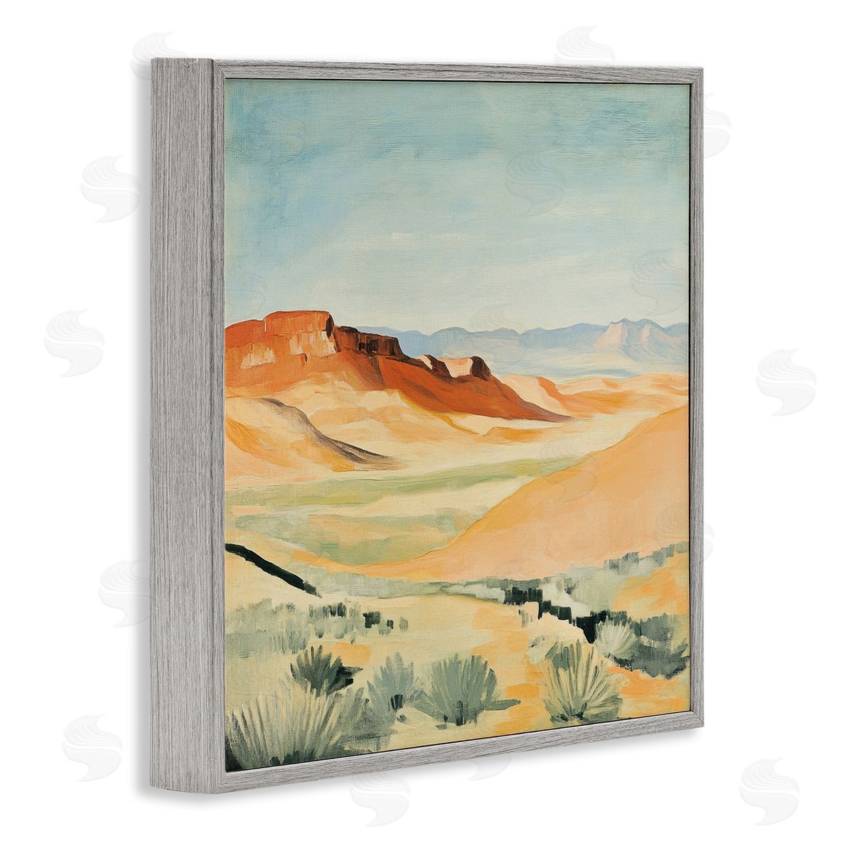 Petal Prints Design Desert Mounds Landscape Canvas Wall Art Print