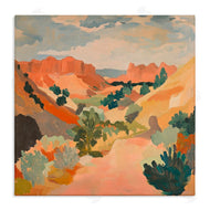 Petal Prints Design | Abstract Desert Scene