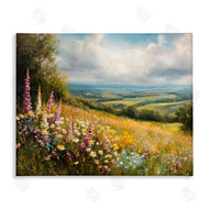 Petal Prints Design | Tall Hyacinth Wildflower Patch