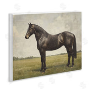 Petal Prints Design | Espresso Horse Portrait