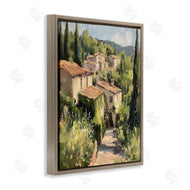 Petal Prints Design | Expressionist Village Buildings
