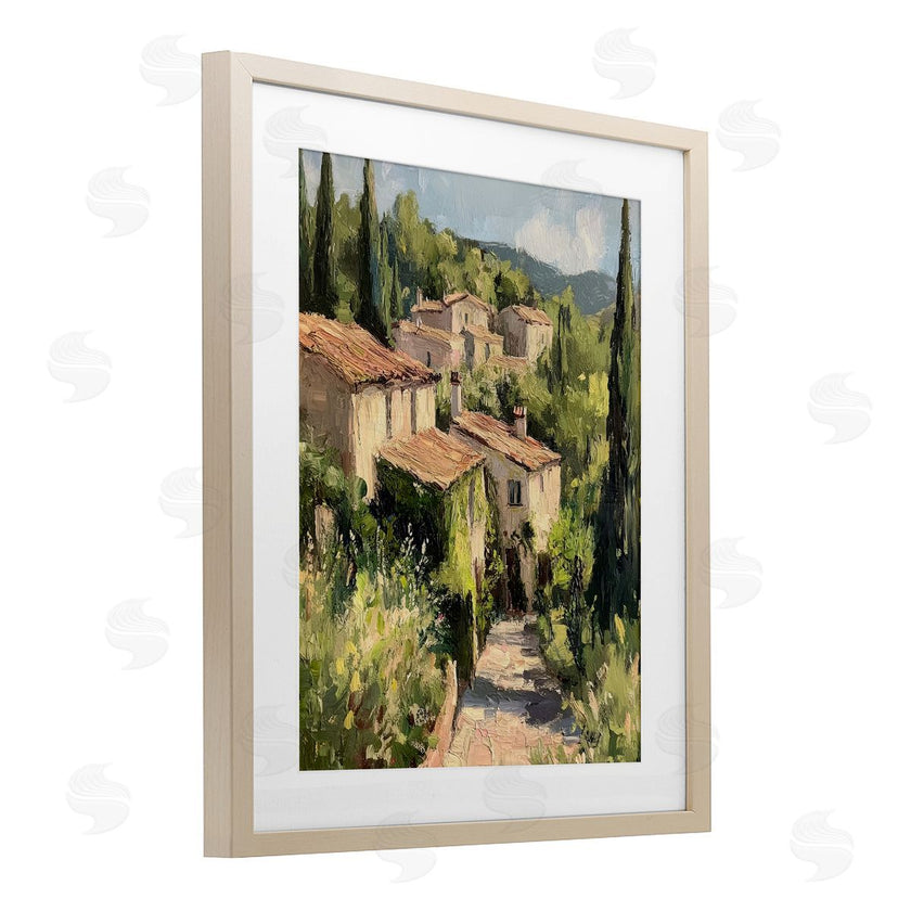 Petal Prints Design | Expressionist Village Buildings