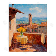 Petal Prints Design | Sunlit Balcony View