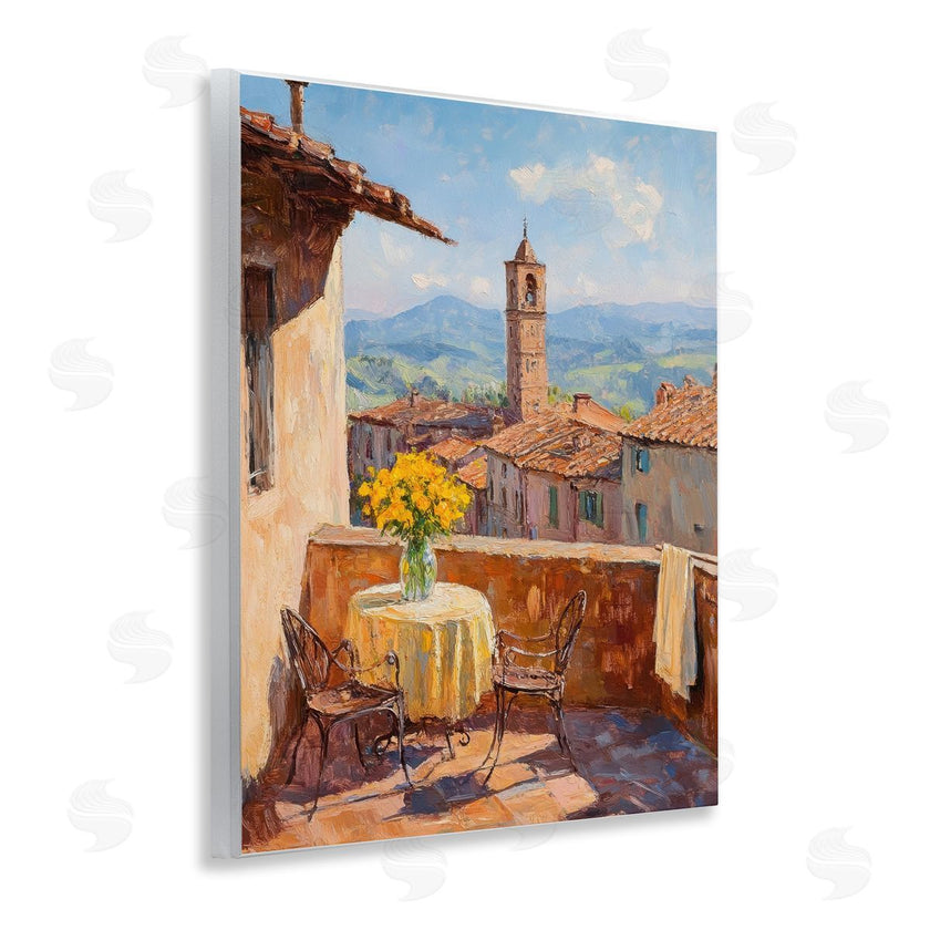 Petal Prints Design | Sunlit Balcony View