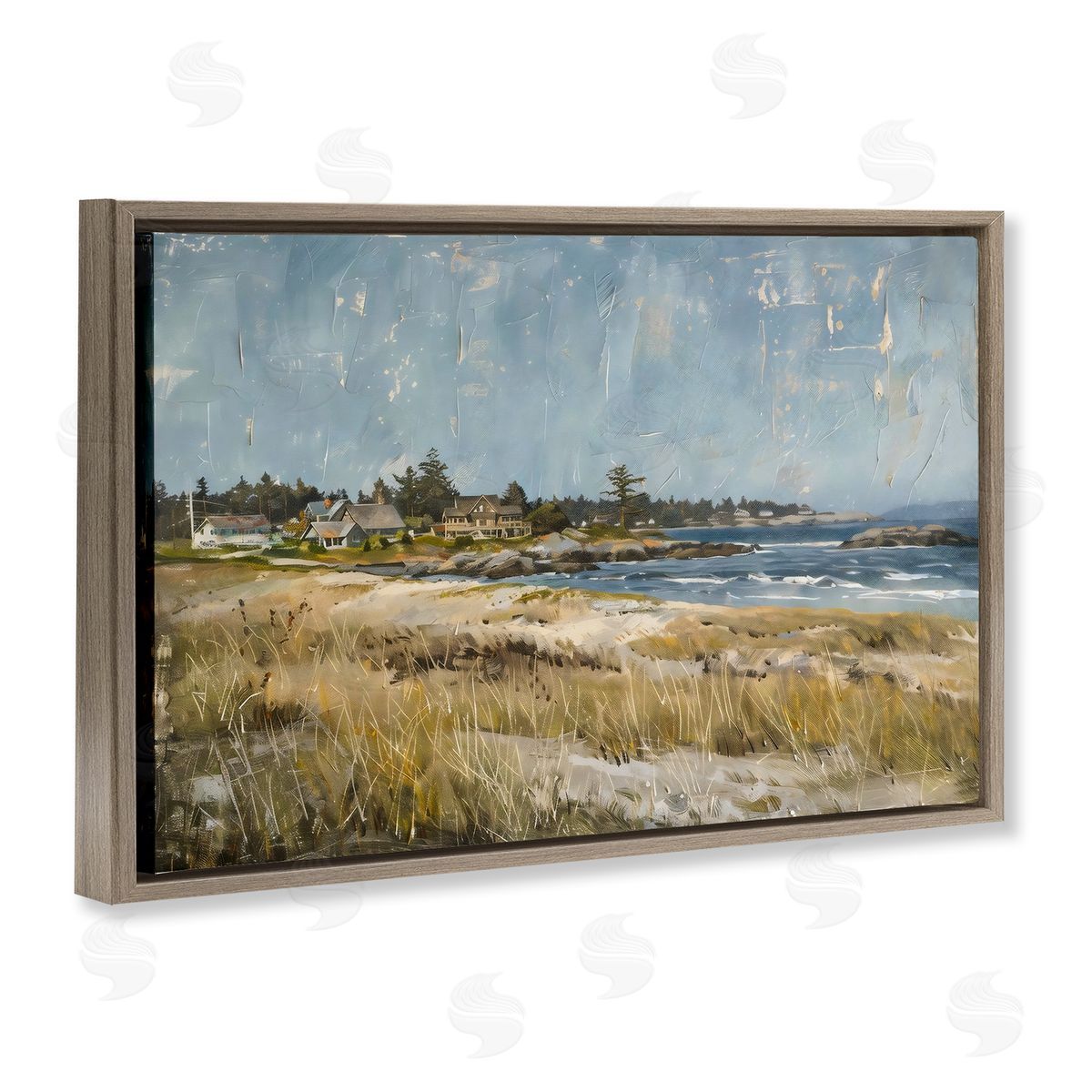 LSR Creative Studio Shoreline Splendor View Canvas Wall Art Print