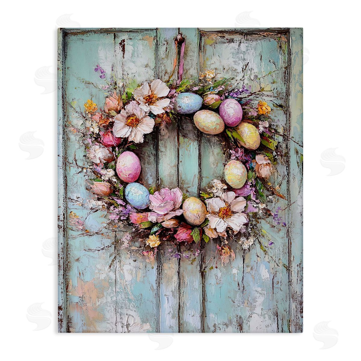 Franklyn Gregory | Rustic Easter Egg Wreath
