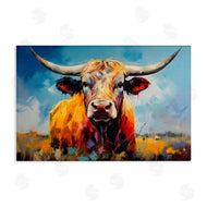 LSR Creative Studio | Moody Longhorn Portrait