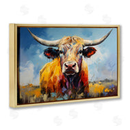 LSR Creative Studio | Moody Longhorn Portrait