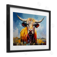 LSR Creative Studio | Moody Longhorn Portrait