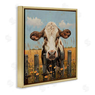 LSR Creative Studio | Cow & Daisies Fence