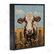 LSR Creative Studio | Cow & Daisies Fence