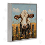 LSR Creative Studio | Cow & Daisies Fence