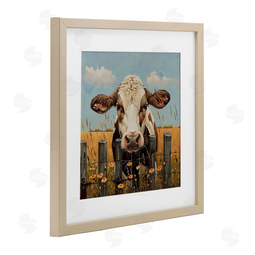 LSR Creative Studio | Cow & Daisies Fence