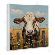 LSR Creative Studio | Cow & Daisies Fence