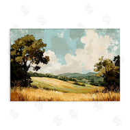LSR Creative Studio | Peaceful Meadow with Overhanging Clouds