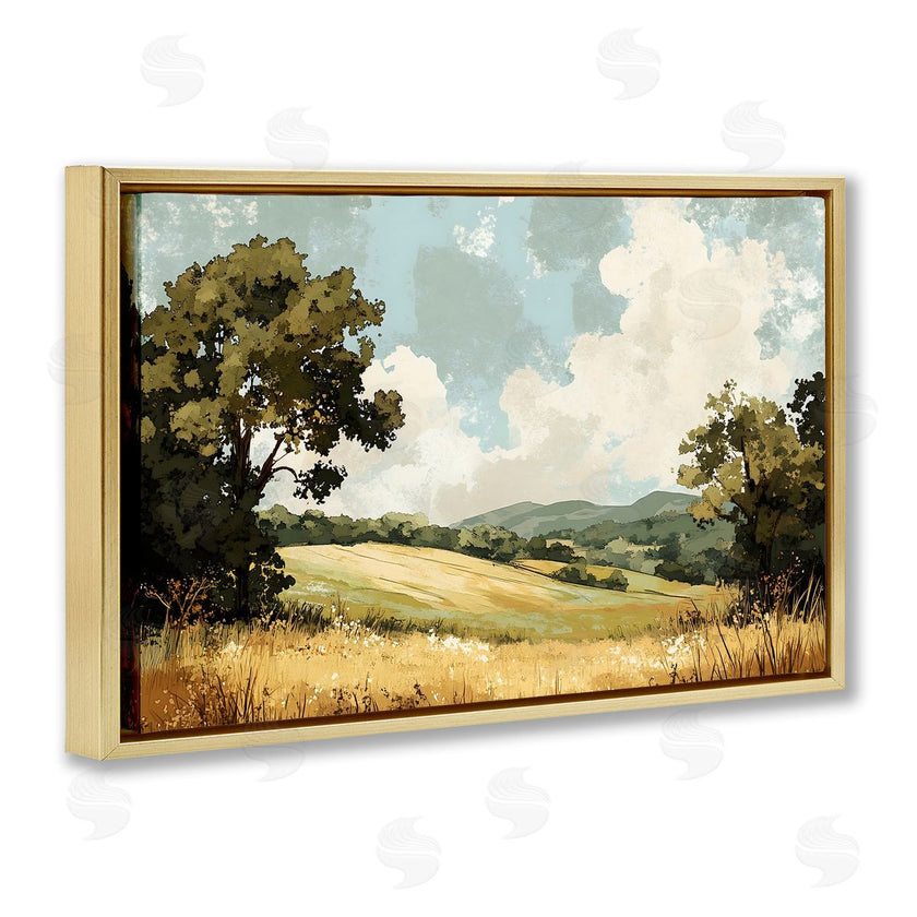 LSR Creative Studio | Peaceful Meadow with Overhanging Clouds