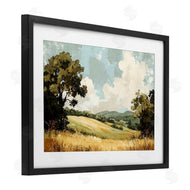 LSR Creative Studio | Peaceful Meadow with Overhanging Clouds