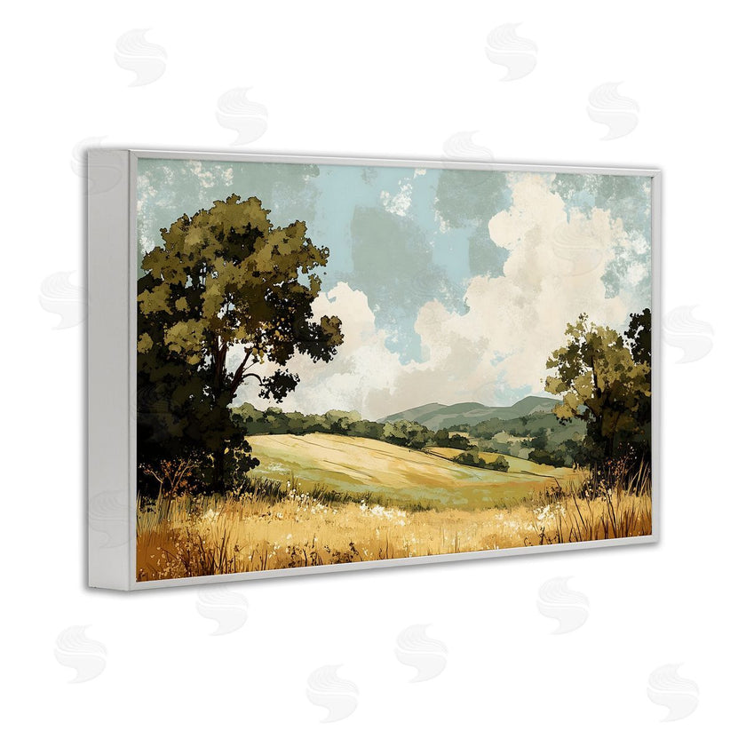LSR Creative Studio | Peaceful Meadow with Overhanging Clouds