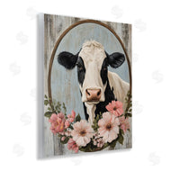 Petal Prints Design | Pretty Floral Cow Portrait