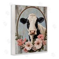 Petal Prints Design | Pretty Floral Cow Portrait