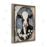 Petal Prints Design | Distressed Cow Portrait