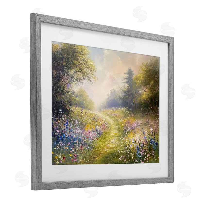 Petal Prints Design | Pink & Blue Flower Daydream