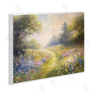 Petal Prints Design | Pink & Blue Flower Daydream
