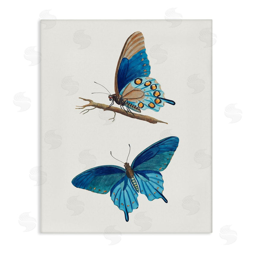 Arlington Prints | Blue Butterflies Pair