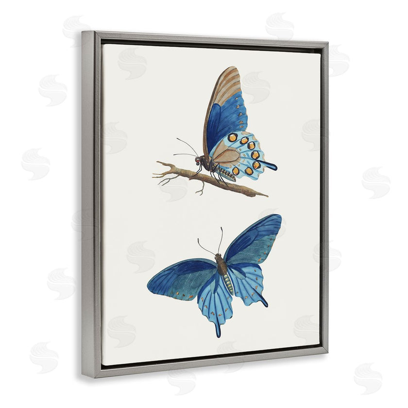 Arlington Prints | Blue Butterflies Pair