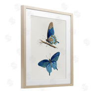 Arlington Prints | Blue Butterflies Pair
