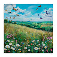 LSR Creative Studio | Butterflies In Tranquil Meadow