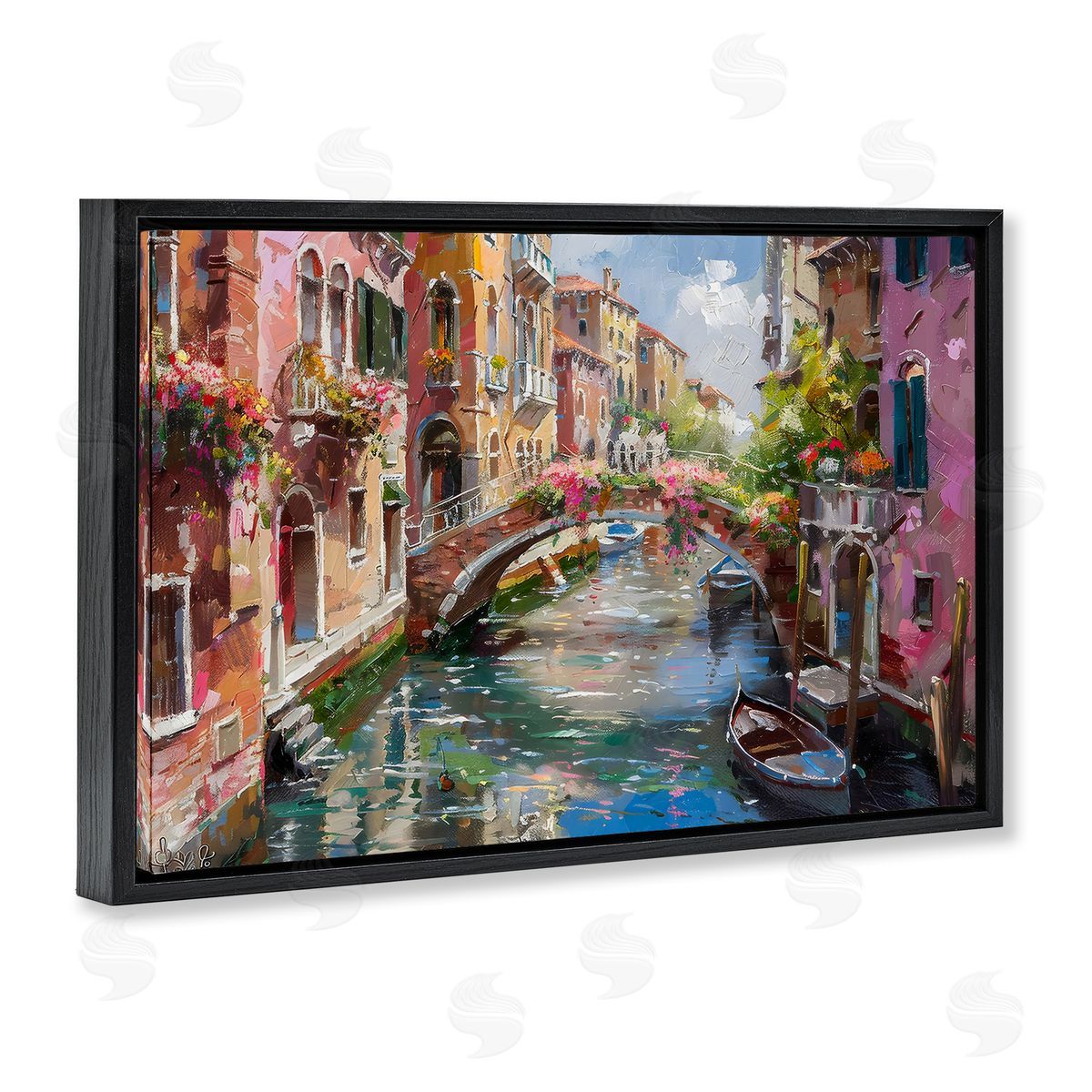 LSR Creative Studio Reflections of Venice Canvas Wall Art Print