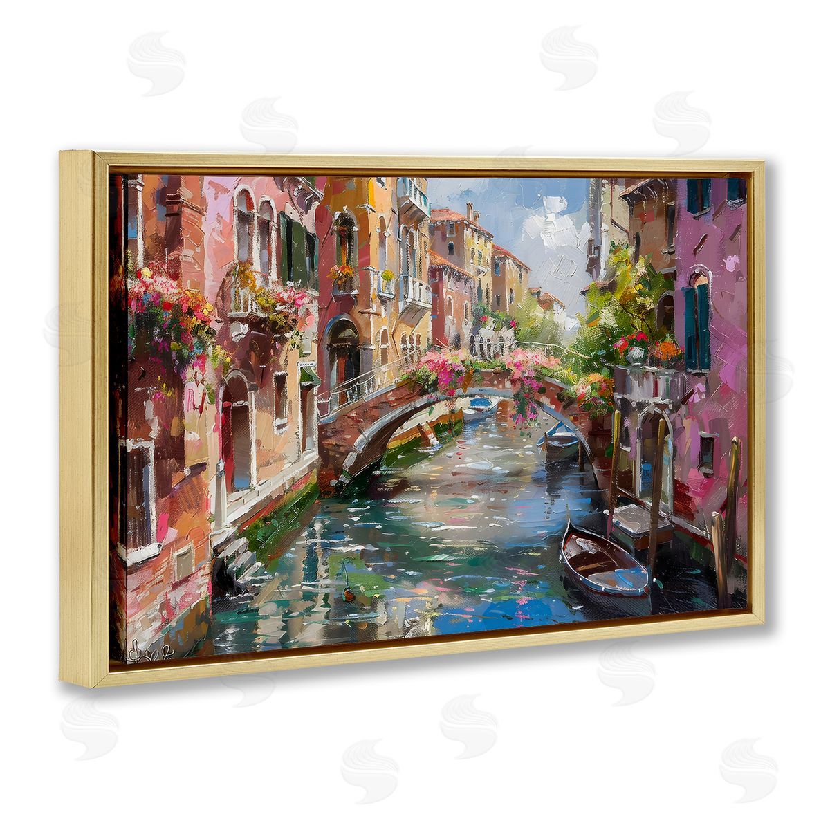 LSR Creative Studio Reflections of Venice Canvas Wall Art Print