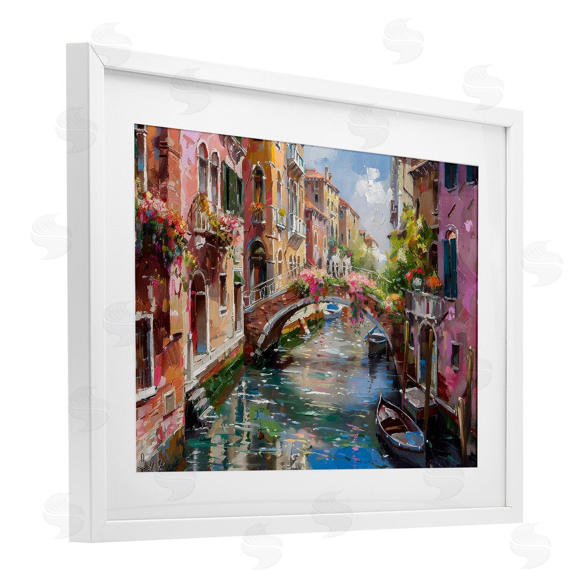 LSR Creative Studio Reflections of Venice Canvas Wall Art Print