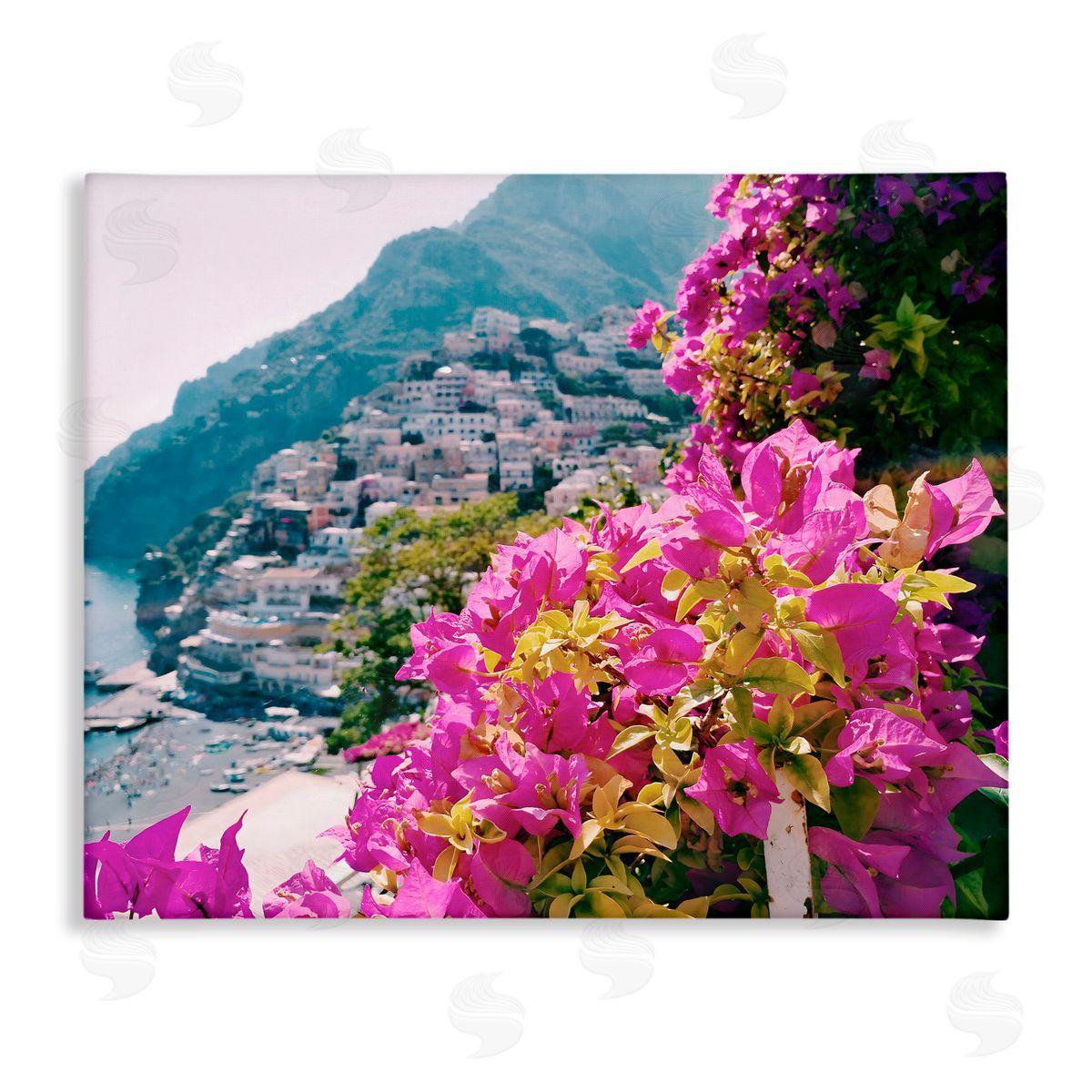 LSR Creative Studio Flowers In Positano Canvas Wall Art Print