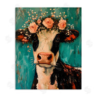 LSR Creative Studio | Pretty Pink Flower Cow
