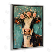 LSR Creative Studio | Pretty Pink Flower Cow