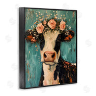 LSR Creative Studio | Pretty Pink Flower Cow
