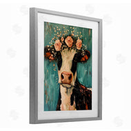 LSR Creative Studio | Pretty Pink Flower Cow