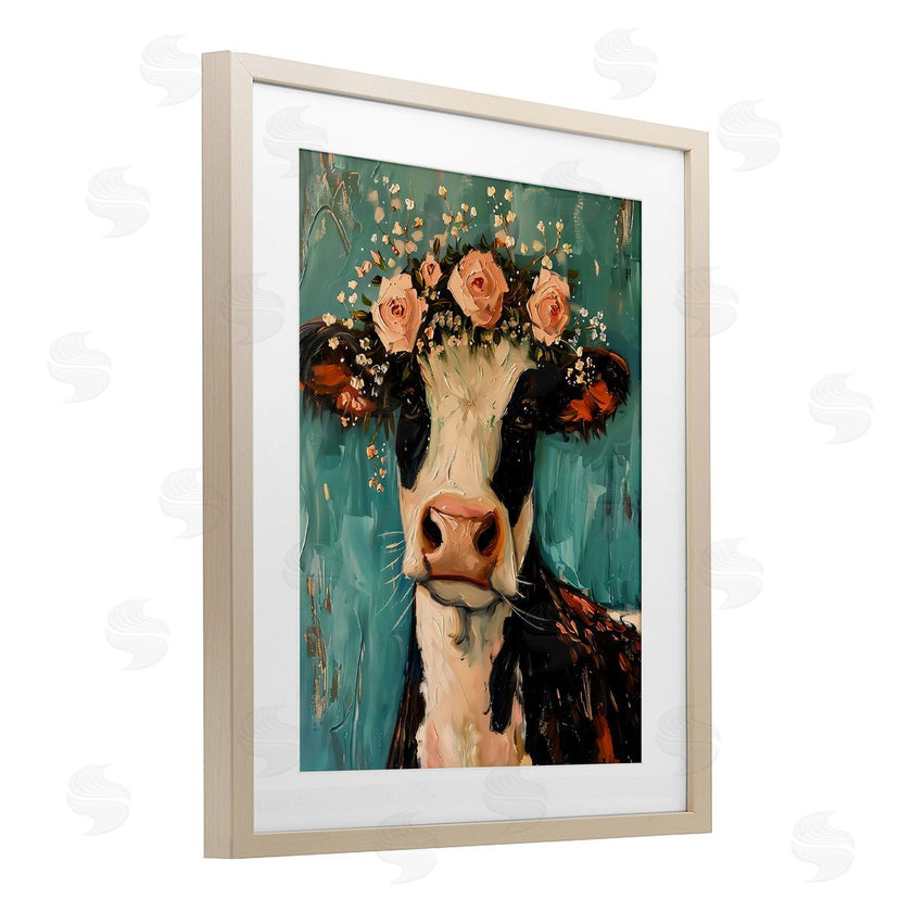 LSR Creative Studio | Pretty Pink Flower Cow