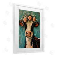 LSR Creative Studio | Pretty Pink Flower Cow
