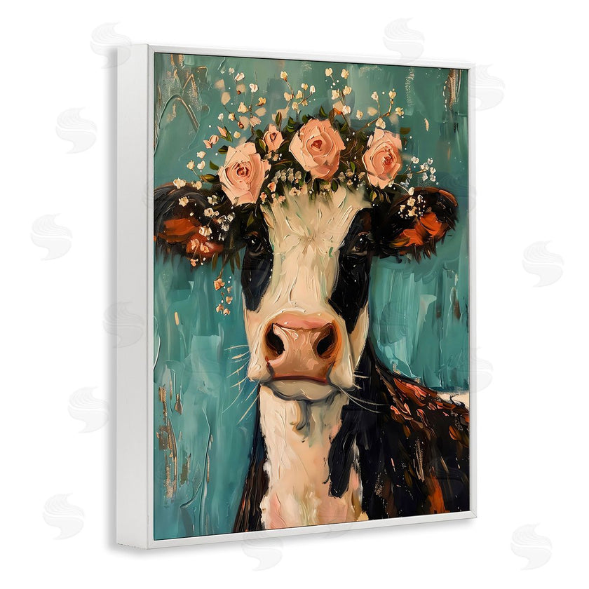 LSR Creative Studio | Pretty Pink Flower Cow