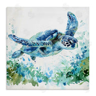 LSR Creative Studio | Swimming Turtle & Botanicals