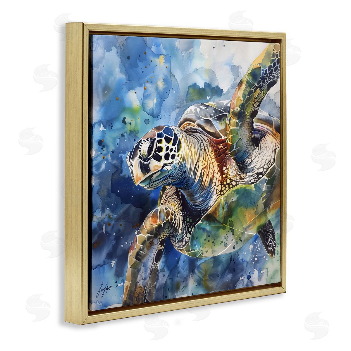 LSR Creative Studio | Watercolor Turtle Impression