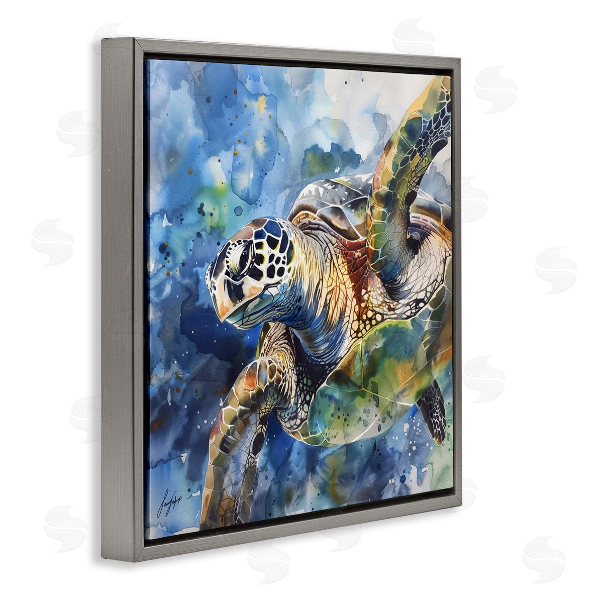 LSR Creative Studio | Watercolor Turtle Impression